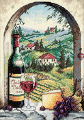 Dreaming Of Tuscany - Gold Petites Counted Cross Stitch Kit