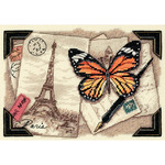 Travel Memories - Gold Petites Counted Cross Stitch Kit