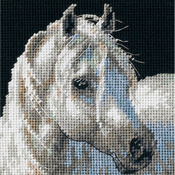 5"X5" Stitched In Thread - Gentle Strength Mini Needlepoint Kit