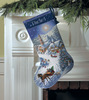 Sleigh Ride At Dusk Stocking - Gold Collection Counted Cross