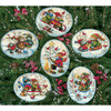 Playful Snowman - Gold Collection Ornaments Counted Cross Stitch