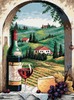 12"X16" Stitched In Floss - Tuscan View Needlepoint Kit