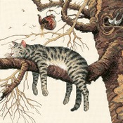 11"X11" 14 Count - Too Pooped Counted Cross Stitch Kit