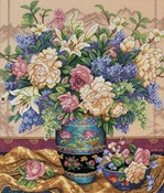 12"X14" 18 Count - Gold Collection Oriental Splendor Counted Cross Stitch Kit