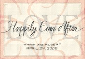 7"X5" 14 Count - Happily Ever After Wedding Record Mini Counted Cross Stitch