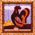 Rooster Quilt Magic Kit