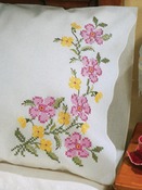 Fragrant Floral - Stamped Pillowcase Pair 20"X30" For Embroidery
