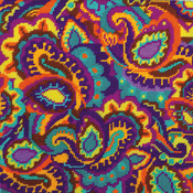 10"X10" Stitched In Yarn - Paisley Needlepoint Kit