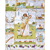 16"X20" 14 Count - 23rd Psalm Counted Cross Stitch Kit
