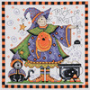 8"X8" 14 Count - Trick Or Treat Counted Cross Stitch Kit