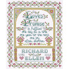8"X10" 14 Count - Loves Promise Counted Cross Stitch Kit