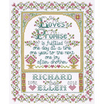 8"X10" 14 Count - Loves Promise Counted Cross Stitch Kit