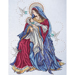 12"X15" 14 Count - Madonna & Child Counted Cross Stitch Kit