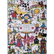 11"X15" 14 Count - Nursery Rhymes Counted Cross Stitch Kit