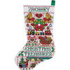 17" Long 14 Count - Christmas Treasures Stocking Counted Cross Stitch Kit