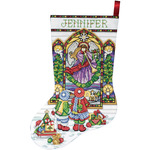 17" Long 14 Count - Stained Glass Stocking Counted Cross Stitch Kit