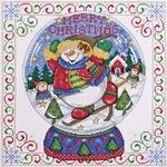12"X12" 14 Count - Snowglobe Counted Cross Stitch Kit