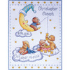 11"X14" 14 Count - Bears In Clouds Birth Record Counted Cross Stitch Kit