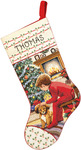 18" Long 14 Count - Waiting For Santa Stocking Counted Cross Stitch Kit