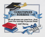 13"X10" 14 Count - Graduation Dreams Counted Cross Stitch Kit