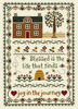 7-3/4"X11-1/4" 14 Count - Joy In The Journey Counted Cross Stitch Kit