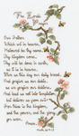 5-1/2"X10" 14 Count - The Lord's Prayer Counted Cross Stitch Kit