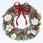14-1/4"X14-1/4" 14 Count - Christmas Traditions Counted Cross Stitch Kit