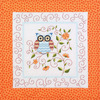 15"X15" 6/Pkg - Owl Quilt Blocks Stamped Cross Stitch