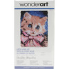Prize Kitty - Wonderart Latch Hook Kit 15"X20"
