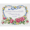 10"X8" 14 Count - Married This Day Counted Cross Stitch Kit