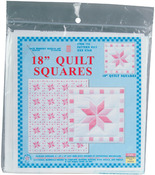 XX Star - Stamped White Quilt Blocks 18"X18" 6/Pkg