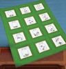 Creatures In Jars - Themed Stamped White Quilt Blocks 9"X9" 12/Pkg