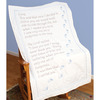 Footprints - Stamped White Lap Quilt Top 40"X60"