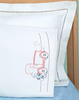 Old Truck Friend - Children's Stamped Pillowcase With White Perle Edge 1/Pkg