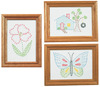 Outside Fun - Stamped Embroidery Kit Beginner Samplers 6"X8" 3/Pkg