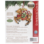 Susan Winget Reindeer Ornament Counted Cross Stitch Kit