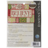 7"X5" 14 Count - Believe Mini Counted Cross Stitch Kit