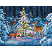 14"X11" 14 Count - Woodland Glow Counted Cross Stitch Kit