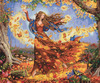 14"X12" 14 Count - Gold Collection Fall Fairy Counted Cross Stitch Kit