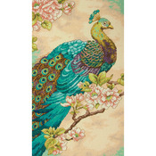 9"X15" 14 Count - Indian Peacock Counted Cross Stitch Kit