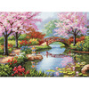 16"X12" 16 Count - Gold Collection Japanese Garden Counted Cross Stitch Kit