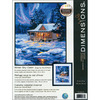 11"X14" Stitched In Thread - Winter Sky Cabin Needlepoint Kit