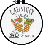 Laundry Today - Learn - A - Craft Counted Cross Stitch Kit
