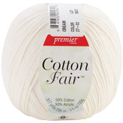 Cream - Cotton Fair Solid Yarn