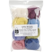 Muted - Wool Roving 12" .25oz 8/Pkg