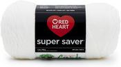 White - Red Heart Super Saver Yarn