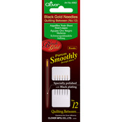 Size 12 6/Pkg - Black Gold Quilting Betweens Needles