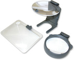 3-In-1 LED Lighted Hands-Free Hobby Magnifier