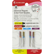 Universal Regular & Ball Point Machine Needles - Sizes 11/80 (2), 14/90 (4) & 16