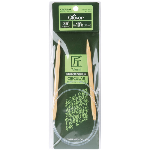 Clover Bamboo Single Point Knitting Needles - 14 in. Size 15 (10 mm)